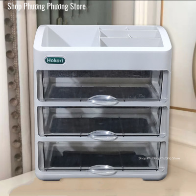 Tủ Kệ Đựng Mỹ Phẩm Đồ- Kệ Trang Điểm- Kệ Trang Sức 2/3/4 Tầng Ngăn Kéo Tiện Dụng- Cosmetic shelf