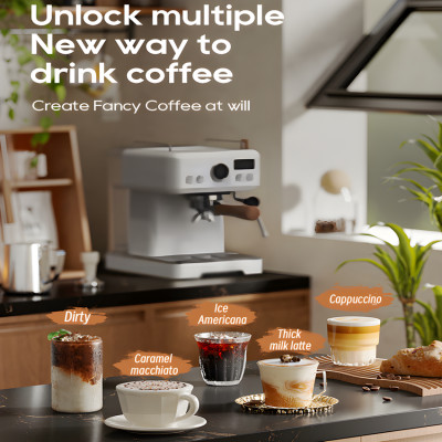 Máy pha cà phê Espresso chuyên nghiệp thương hiệu Mỹ cao cấp HiBREW H10 Plus - Hàng Nhập Khẩu