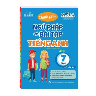 Sách - Global Sucess - Chinh Phục Ngữ Pháp Và Bài Tập Tiếng Anh Lớp 7 - Combo 2 Tập - Minh Thắng