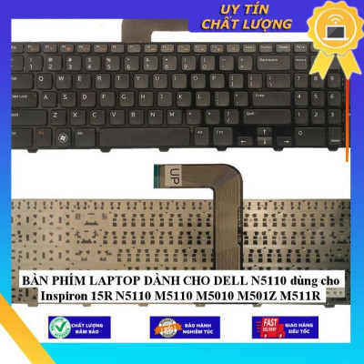 BÀN PHÍM LAPTOP dùng cho DELL N5110 dùng cho Inspiron 15R N5110 M5110 M5010 M501Z M511R - Hàng Nhập Khẩu New Seal