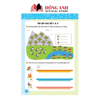 Sách - Tư Duy Toán Học Bé Chinh Phục Toán Học dành cho trẻ từ 4-6 tuổi