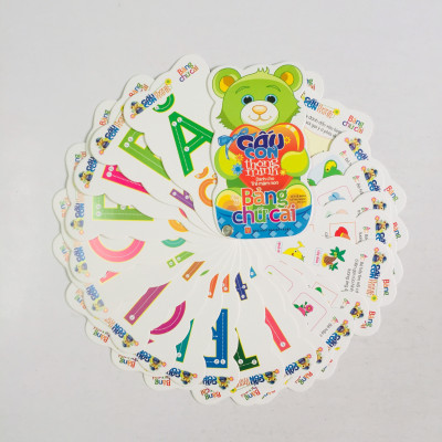 Combo 6 cuốn: Gấu Con Thông Minh: Toán 1 - 2 - 3 + Hình dạng, mầu sắc + Giao Thông + Rau Củ Quả + Bảng Chữ Cái