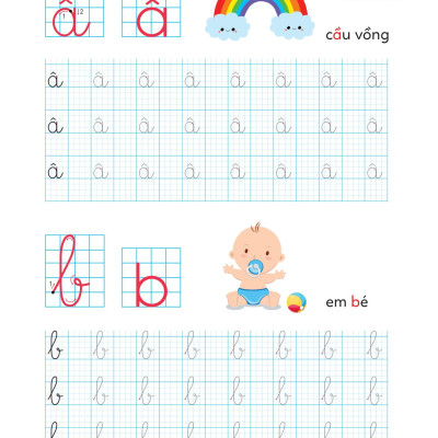 Hello Chào Lớp 1 - Tô Chữ Cái Tiếng Việt