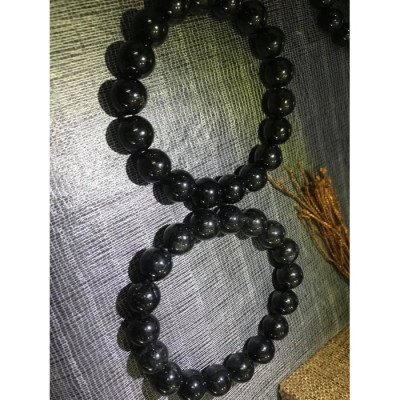Vòng tay phong thủy may mắn Nữ mệnh Thủy mệnh Mộc Thạch Anh Tóc Đen 11mm Kín Đậm Bóng Đẹp tự nhiên ạ