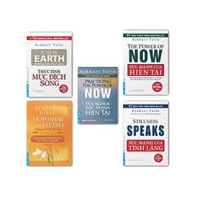 Combo Eckhart Tolle (Bộ 5 Cuốn) _FN