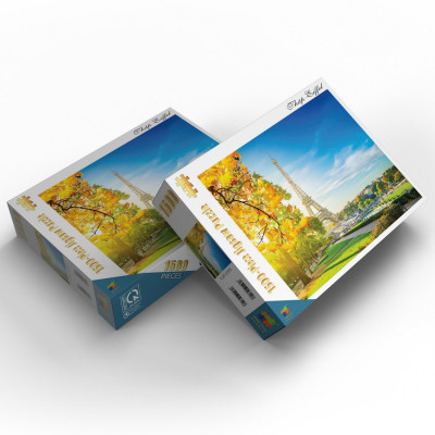 Tháp Eiffel - Bộ Tranh Ghép Hình Minh Châu 1500 Mảnh Kích Thước 60x80cm