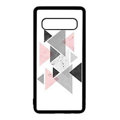 Ốp lưng điện thoại dành cho Samsung S10  Tam Giác Hồng Đen