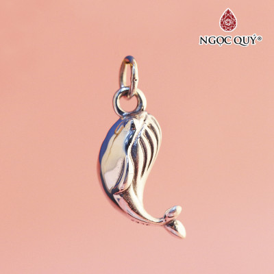 Charm treo hình cá voi dễ thương - Ngọc Quý Gemstones