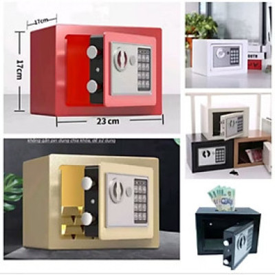 1 CÁI KÉT SẮT MINI BẢO MẬT CAO AN TOÀN CÓ KHE BỎ TIỀN HÀNG CHUẨN