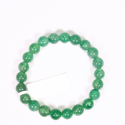 Vòng tay đá thạch anh dâu xanh đậm size hạt 8mm mệnh hỏa, mộc - Ngọc Quý Gemstones