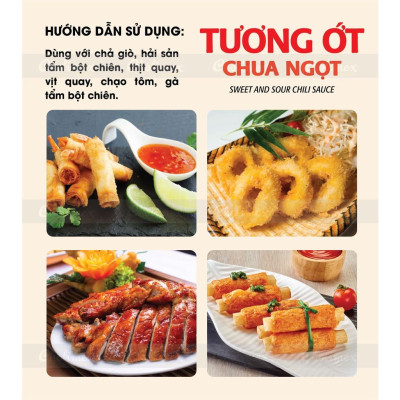 Tương ớt chua ngọt Cholimex chai thuỷ tinh 270g