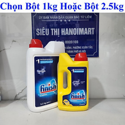 Combo 2 can Bột Finish 1kg hương chanh- Đức chính hãng  (Dành cho máy rửa bát)