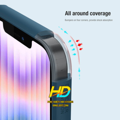 Ốp Lưng Chống Trượt Dành Cho iPhone 14 Pro Chính Hãng Nillkin SUPER FROSTED SHIELD PRO - Hàng Chính Hãng