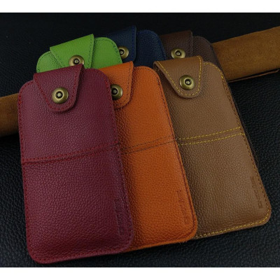 Bao Da Rút cho Iphone 12 Pro Max 13 Pro Max 14 Pro Max Có Quai Cài Da Bò Hạt