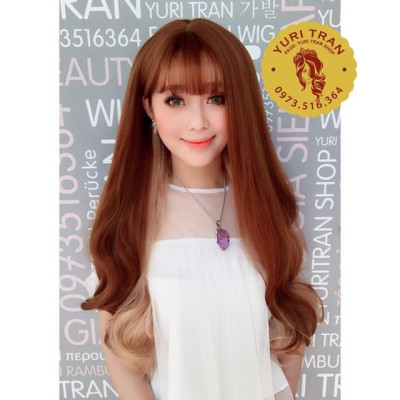 Tóc giả cao cấp cosplay nhật bản- tặng lưới chùm tóc- hình thật