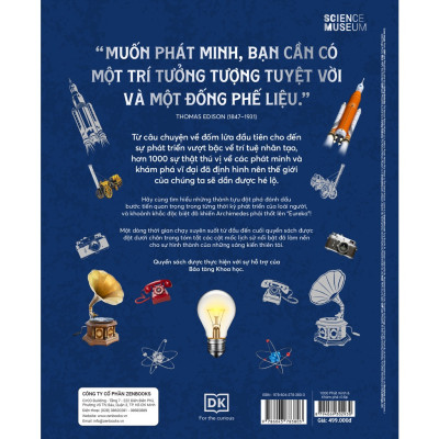 Sách - 1000 Phát Minh Và Khám Phá Vĩ Đại ( cuốn bách khoa toàn thư dành cho mọi lứa tuổi )