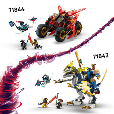 LEGO NINJAGO 71845 Đồ Chơi Lắp Ráp Lloyd Và Chiến Giáp Jet (1112 chi tiết)