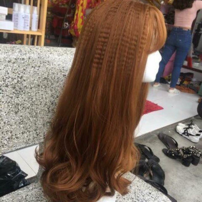 Tóc giả cao cấp chịu nhiệt- tặng lứoi chùm tóc- hình thật