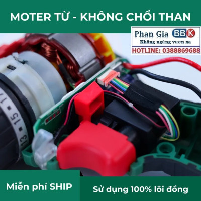 [LOẠI 1] Máy Khoan Pin HIMOKI 16.8V - 3 Chức Năng - Khoan gỗ, Khoan tường - Motor 100% Dây Đồng - Bảo Hành 12 Tháng