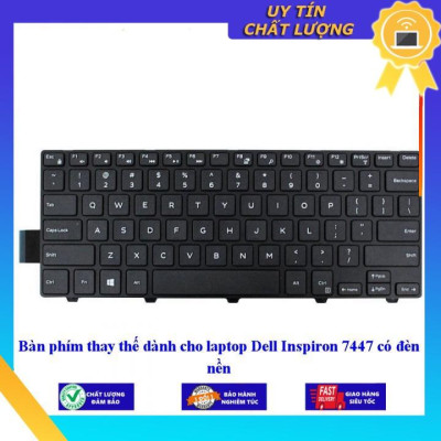 Bàn phím dùng cho laptop Dell Inspiron 7447 có đèn nền  - Hàng Nhập Khẩu New Seal