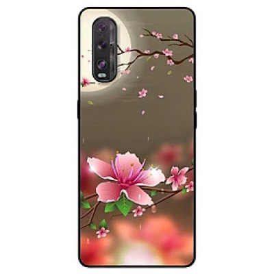 Ốp lưng dành cho Oppo Find X2 mẫu Ánh Trăng Hoa Đào