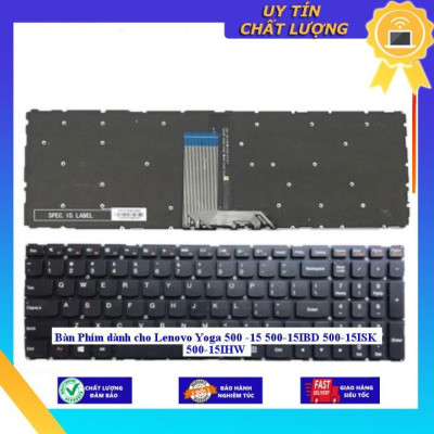 Bàn Phím dùng cho Lenovo Yoga 500 -15 500-15IBD 500-15ISK 500-15IHW - Hàng Nhập Khẩu New Seal