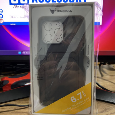 Ốp lưng  Mipow tích hợp card Holder TPU & PU Leather Dành Cho iPhone 15 Pro Max, Nhiều Màu Phù Hợp Với Bạn Hàng Chính Hãng