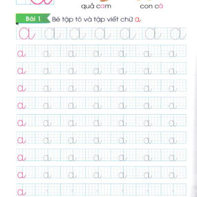 Luyện Tay Cầm Bút - Tập Tô Chữ Cái (ABB)