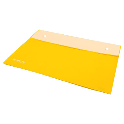 Bìa Nút Màu Pastel F4 - Thiên Long CBF-003 - Vàng Pastel (Sức Chứa 125 Tờ A4)