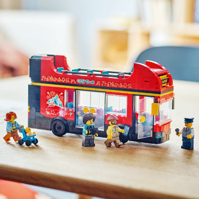 Đồ Chơi Lắp Ráp Xe Buýt Hai Tầng Màu Đỏ LEGO CITY 60407 (384 chi tiết)