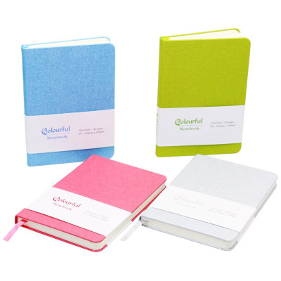 Sổ Colourful Notebook A6 - Dòng Kẻ Chấm - 120 Trang 100gsm - The Sun - Màu Bạc