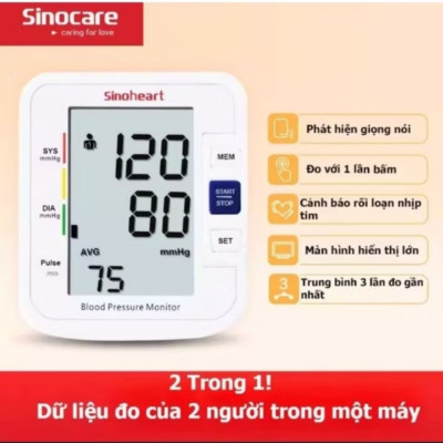 MÁY ĐO HUYẾT ÁP BẮP TAY GIỌNG NÓI HÀNG CHUẨN