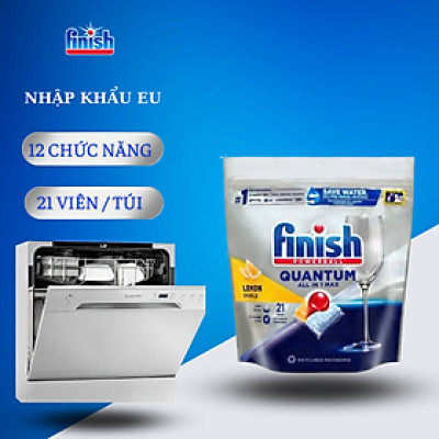 Viên rửa chén bát Finish Quantum Ultimate, Finish Quantum Max 60 viên, 100 viên loại Cao Cấp Nhất 