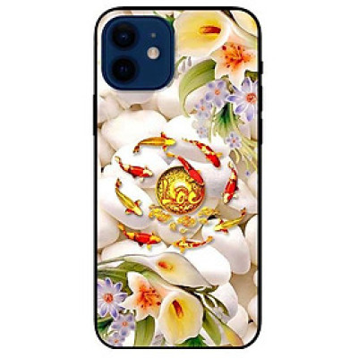 Ốp lưng dành cho Iphone 12 Mini - Iphone 12 - Iphone 12 Pro - 12 Pro Max - mẫu Lộc Koi