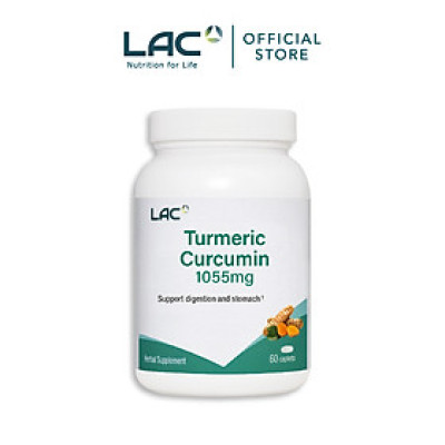 VIÊN UỐNG CHIẾT XUẤT NGHỆ LAC TURMERIC CURCUMIN 1055MG (60 VIÊN)