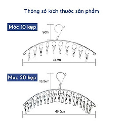 Móc Treo Quần Áo, Móc Phơi Đồ Trẻ Em Inox Kẹp Chống Rơi, Móc Treo Tất, Vớ, Đồ Lót Nhiều Kiểu Dáng