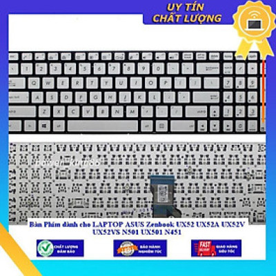 Bàn Phím dùng cho LAPTOP ASUS Zenbook UX52 UX52A UX52V UX52VS N501 UX501 N451 - Hàng Nhập Khẩu New Seal