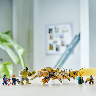 LEGO SUPERHEROES 76290 Đồ Chơi Lắp Ráp Cuộc Chiến: Avengers Và Quái Vật Leviathan (347 chi tiết)