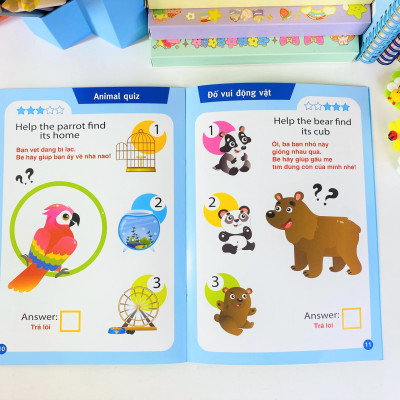 NDB - Animal quiz - đố vui động vật IQ-EQ-CQ ( bộ 4 cuốn )