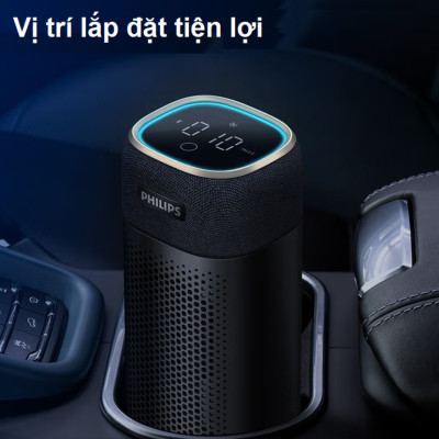 Máy khử mùi lọc không khí ô tô 3 tốc độ Philips S7601 (GP7601) - HÀNG NHẬP KHẨU
