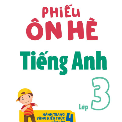 Sách - Phiếu Ôn Hè Tiếng Anh Lớp 3
