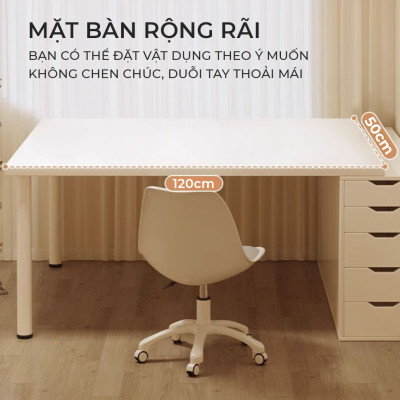 Bàn làm việc phong cách gaming tích hợp tủ đồ thông minh 5 tầng thương hiệu IGA - GM123