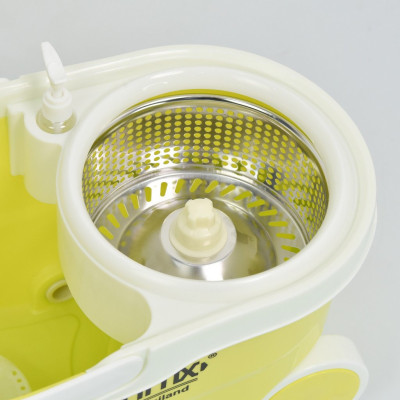 Bộ lau nhà cán Inox 304 Bennix Thái Lan BN-555WA xoay 360 có bánh xe lớn, bảo hành 12 tháng