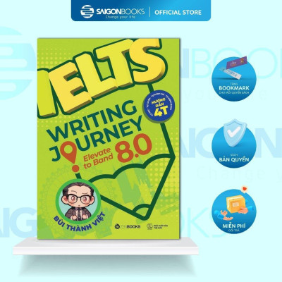 Sách - Lộ Trình Tự Học IELTS Writing & Speaking Từ Cơ Bản Đến Band 8.0 - Combo 3 Cuốn - Saigon Books