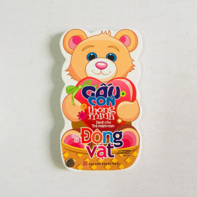 Combo 6 cuốn: Gấu Con Thông Minh: Toán 1 - 2 - 3 + Hình dạng, mầu sắc + Giao Thông + Rau Củ Quả + Bảng Chữ Cái