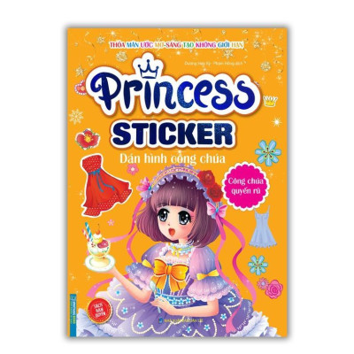 Sách - Princess Sticker Dán Hình Công Chúa - Ngọt Ngào + Quyến Rũ + Thời Trang - Combo 3 Cuốn - Minh Thắng