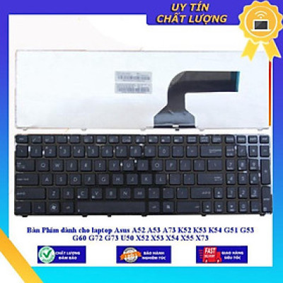 Bàn Phím dùng cho laptop Asus A52 A53 A73 K52 K53 K54 G51 G53 G60 G72 G73 U50 X52 X53 X54 X55 X73 - MÀU TRẮNG - Hàng Nhập Khẩu New Seal