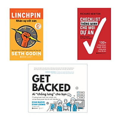 Combo Get Backed - Ai "Chống Lưng" Cho Bạn + Nhân Sự Cốt Cán + Checklists Thông Minh Cho Mọi Dự Án