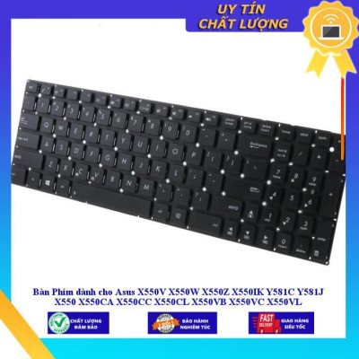 Bàn Phím dùng cho Asus X550V X550W X550Z X550IK Y581C Y581J X550 X550CA X550CC X550CL X550VB X550VC X550VL - Hàng Nhập Khẩu New Seal