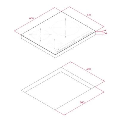 Bếp từ Teka Easy IBC 63010 BK MSS 112520006 - Hàng Chính Hãng